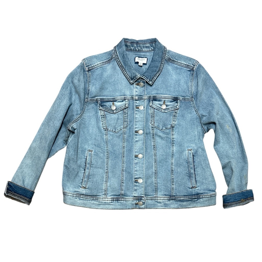 Candace Cameron Bure Blue Denim Jacket. Size 18W
